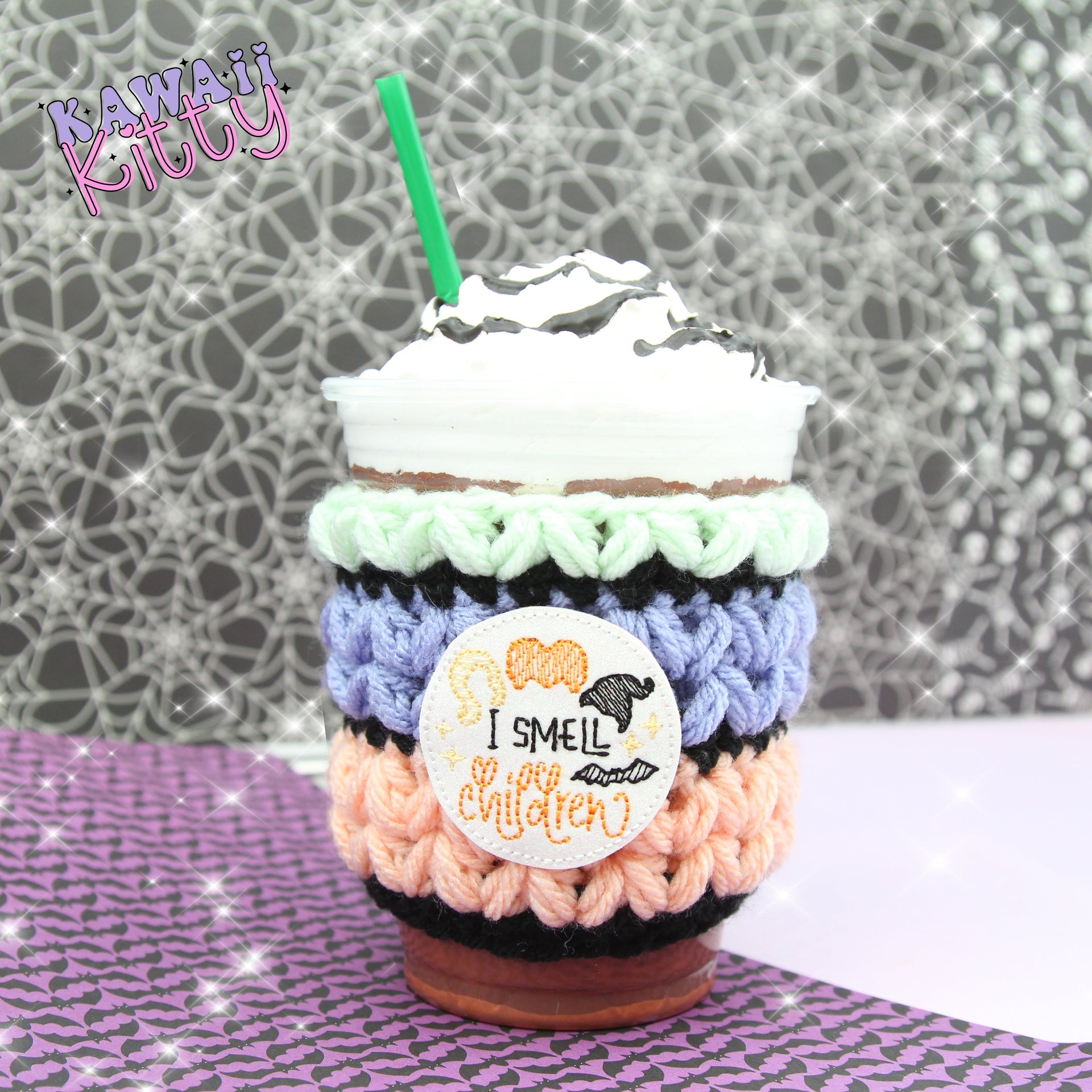 Feelin' Peachy Chunky Crochet Cup Cozie Sleeve – Sweet Ava's Paper